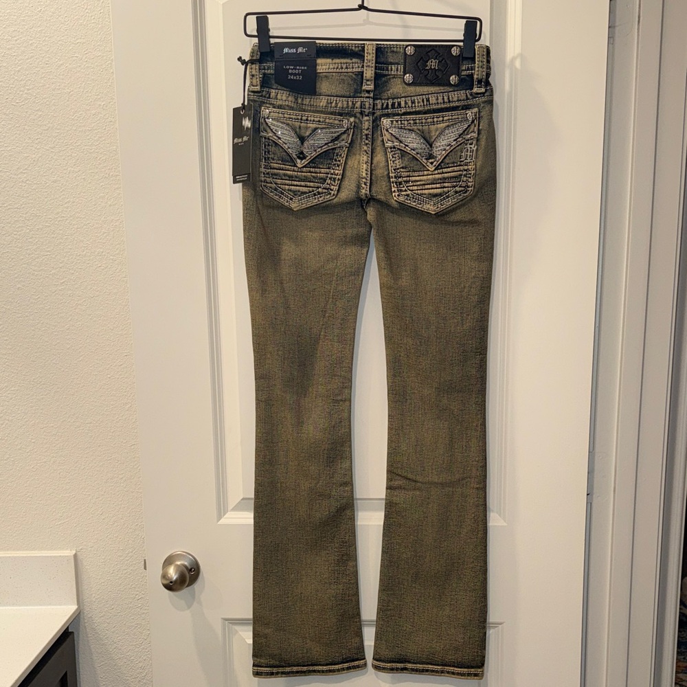 Miss Me Light Rust Jeans size 24x32 NWT - Picture 7 of 14